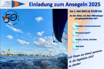 Einladung Ansegeln 2025